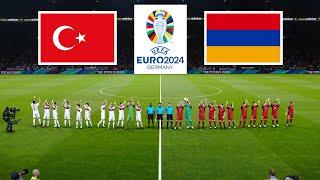 Turkey vs Armenia ● UEFA Euro 2024 Qualification | 8 September 2023 Gameplay