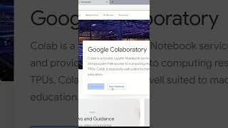 How to use google colab for python #machinelearning #technology #datascience #googlecolab #shorts