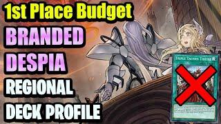 1st Place BRANDED DESPIA Regional Deck Profile (NO THRUST NEEDED!) Budget Build | 134 Players