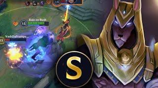 WILD RIFT NASUS S RATING IN BARON LANE!! SEASON 13