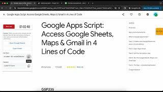 Google Apps Script: Access Google Sheets, Maps & Gmail in 4 Lines of Code | GSP235