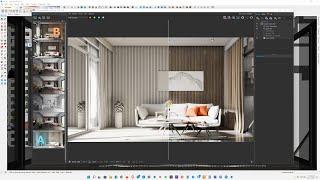 Interior Rendering Settings in Sketchup & Vray Next Tutorial #042 Full Lighting & Render Setup