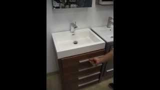 Fresca Livello 24" Teak Vanity w/ Faucet & Med Cabinet