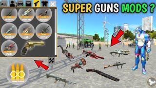 Free Super Guns Mods In Rope Hero Mafiya City Wars New Update