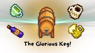 The Glorious Keg! All about Kegs in Stardew Valley (Make Wine, Beer, Coffee, Green Tea, and more!)