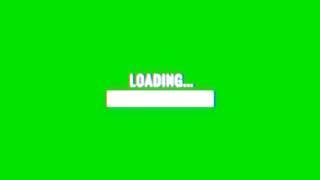 AESTHETIC GREEN SCREEN LOADING BAR / for edit + FREE