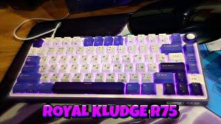 ОБЗОР на КЛАВИАТУРУ ROYAL KLUDGE R75