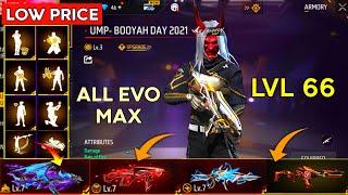 FREE FIRE IDSELL||WHITE SHADOW - SAMURAI BUNDLE IDSELL ||TUDAY ID SELL FREE FIRE LOW- PRICE||EVOMAX