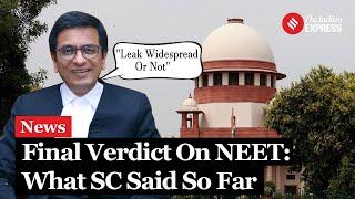 Supreme Court On NEET 2024: What CJI Said On NEET Paper Leak Allegations So Far?