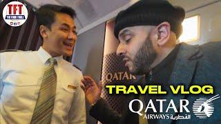 Travelling BACK TO THE UK VIA DOHA | Travel Vlog | TFT