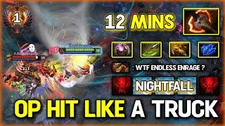 MONSTER HIT LIKE A TRUCK CARRY By Nightfall Ursa 12Mins Battle Fury Item Build 100% Show no Mercy