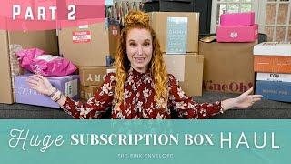 Unboxing 15 Subscription Boxes 2021 - Part 2
