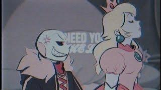 Rescue Me || Fell!Sans/Peach (HAPPY BIRTHDAY FRECH)