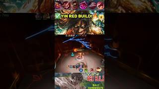 YIN IS BACK RED BUILD #mobilelegends #shorts #youtubeshorts #short #mlbb #shortvideo #video