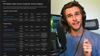 The Python Open Source Computer Science Degree