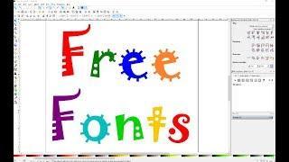 Inkscape 05: Free Fonts and How to Install Them