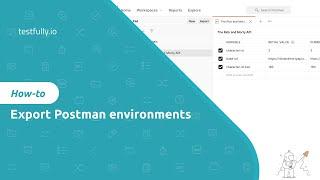 How to export a Postman environment