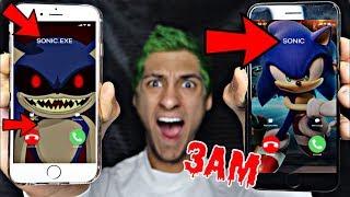DO NOT CALL SONIC.EXE AND SONIC THE HEDGEHOG AT 3AM!! *OMG THEY ACTUALLY ANSWERED*