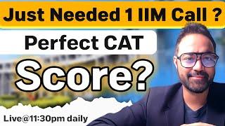 1 IIM call Possible ? Target New and Baby IIMs ? Score vs Percentile in CAT exam ?
