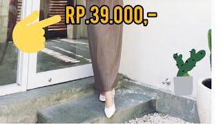 ROK PLISKET SPAN LIDI 39.000 (MURAH) shopee | #shopeehaul #tiktokviral #shorts