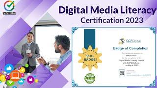 Digital Media Literacy Certification 2023 | beCertified