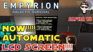 AUTOMATIC LCD SCREEN - Empyrion Galactic Survical - English VERSION