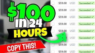 How To Make Your First $100 In 24 Hours (Make Money Online 2024)