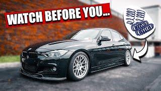 WATCH THIS BEFORE YOU LOWER YOUR BMW...