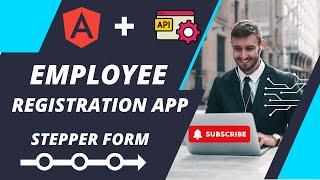 Employee Registration app Angular 17 | Stepper Form | Angular 17 Project