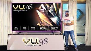 Vu Masterpiece QLED TV 98" & 85" - The Biggest Theatre for your home 