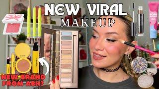 NEW VIRAL MAKEUP TESTED | Urban Decay Naked, Fenty Blush, Half Magic, Benefit, Dundas, Flower Knows