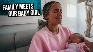 Family Meets Our Newborn Baby Girl (emotional)