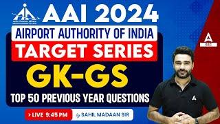 AAI Recruitment 2023 | AAI Junior Executive TOP 50 Previous Year Questions | GK GS By Sahil Madaan
