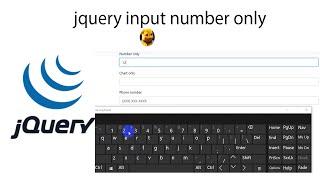 jquery input number only