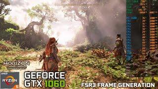 Horizon Forbidden West FSR3 FG | GTX 1060 6GB | Ryzen 5 1600