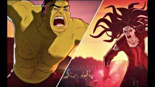 Marvel’s What if? Episode 5: Hulk vs Zombie Scarlett witch.