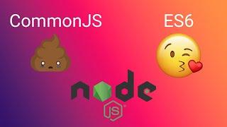 How to use modern ES6 module system in Nodejs