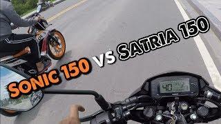 Sonic 150 vs Satria 150 vs Winner 150 - Test speed 2 chiếc Hyper Underbone HOT nhất | MinC Motovlog