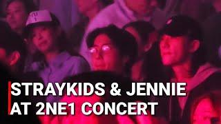 STRAY KIDS, BLACKPINK JENNIE, NewJeans React To BABYMONSTER |All K-pop Idols At 2NE1 Concert 2024