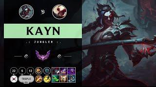 Kayn Jungle vs Lee Sin - KR Master Patch 14.11