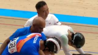 Ronaldo singh india 2nd attempt final Sprint Asian Track Cycling Championship 2019-20 seoul korea