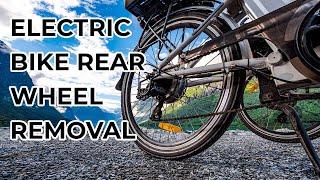 Electric Bike Rear Wheel Removal