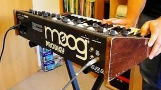 Moog Prodigy Analog Synthesizer (1979) sound demo
