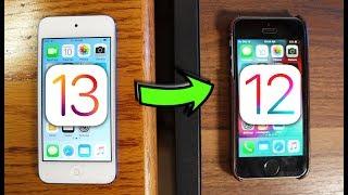 How to Downgrade iOS 13 back to iOS 12