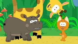 КОТЭ - Веселый бегемот и Кто как говорит -  Песенки для детей про животных