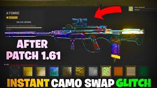 BEST WORKING INSANE INSTANT CAMO SWAP GLITCH AFTER PATCH 1.61! - WARZONE GLITCHES