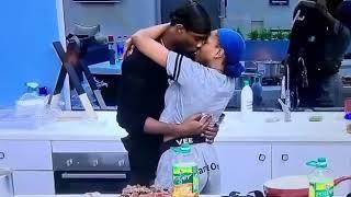 #BBNAIJA : #Neo and #Vee kiss