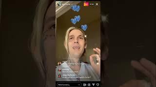 Aaron Carter losing his shit over #dX