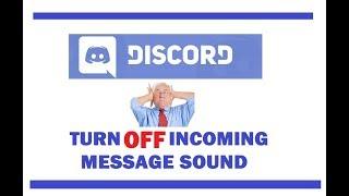 TURN OFF Beeping Sound in Discord!