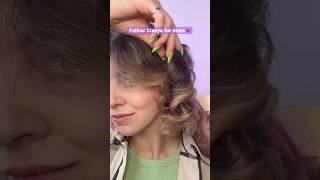 How to make bouncy curly hairstyle 